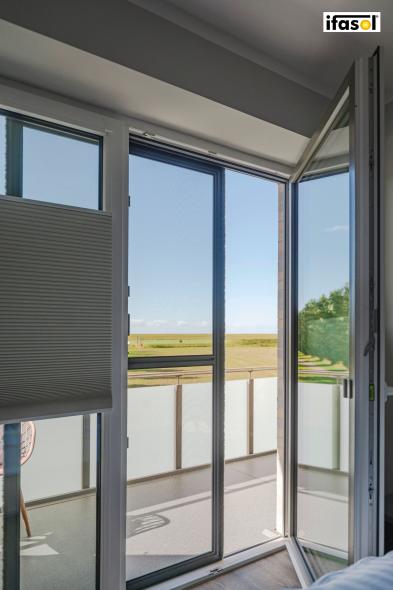 Insektenschutz Schiebeanlage mit Griffleiste von Ifasol